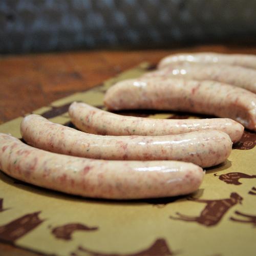 Gloucester Old Spot Sausage with Apple (Thin)
